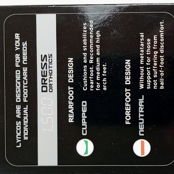 Aetrex Lynco L500 Dress Orthotics. Women's size 5 - Picture 3 of 9